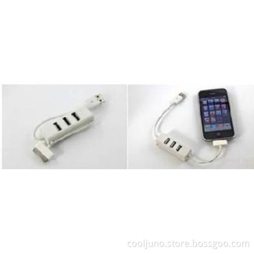 3 Ports USB2.0 Hub for iPhone iPad iPod Charger